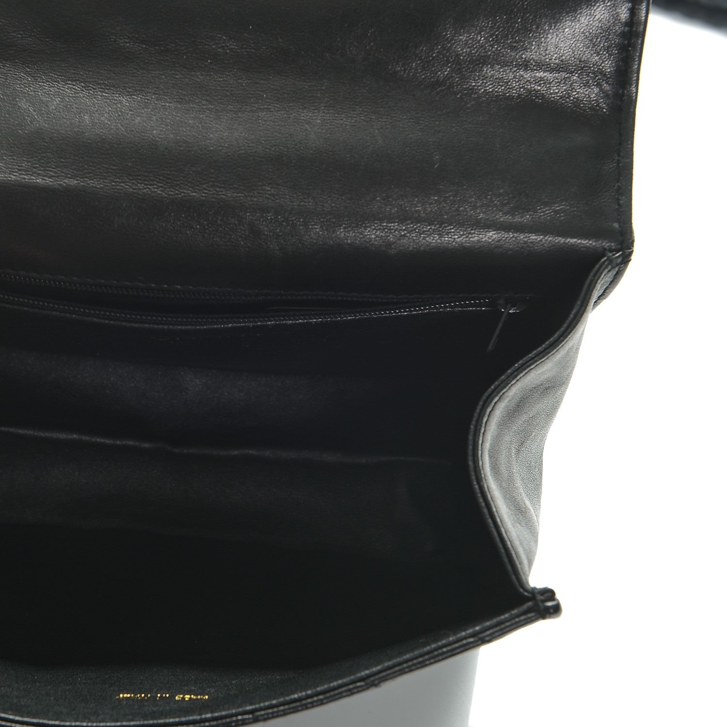 Chanel Lambskin Chevron Quilted Mini Flap Black 5 of 8