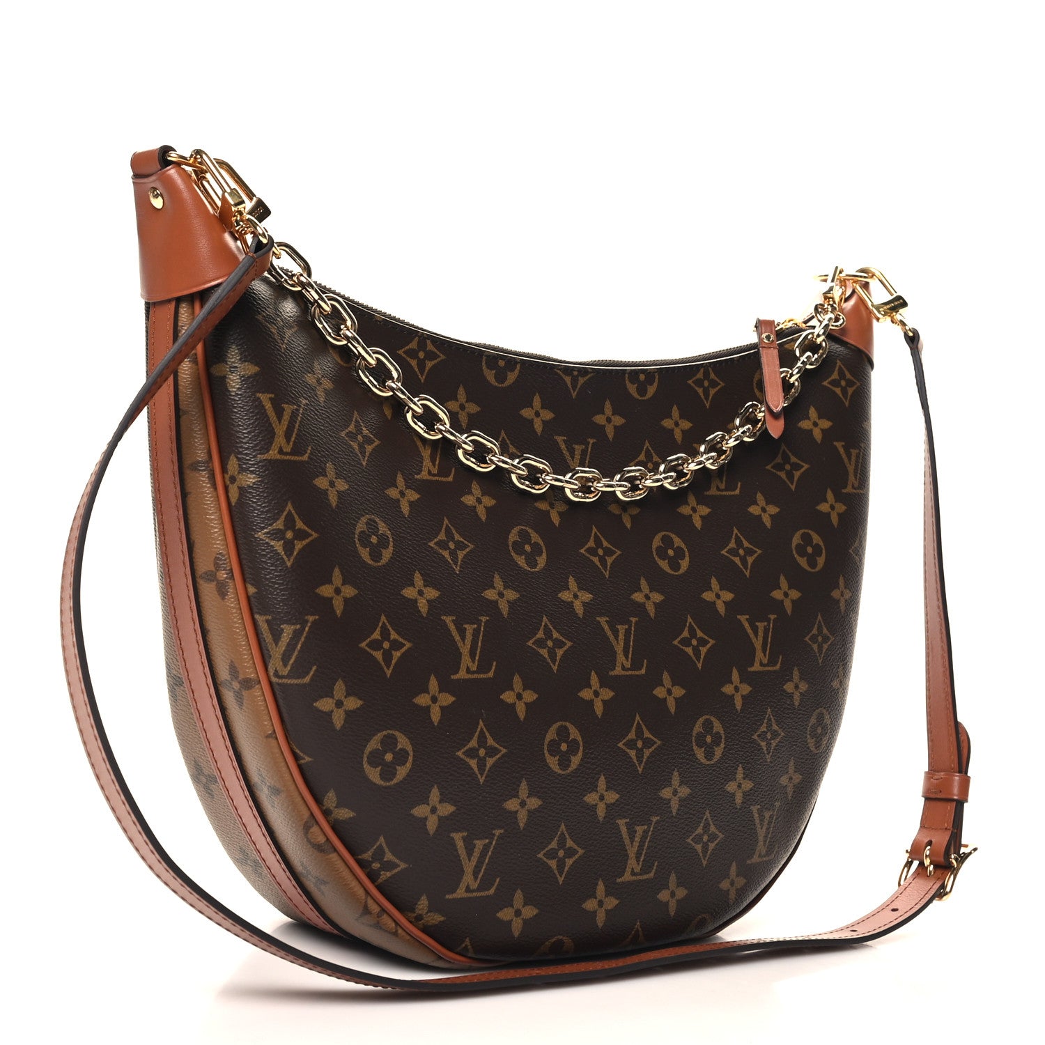 Louis Vuitton Reverse Monogram Loop Hobo 3 of 9