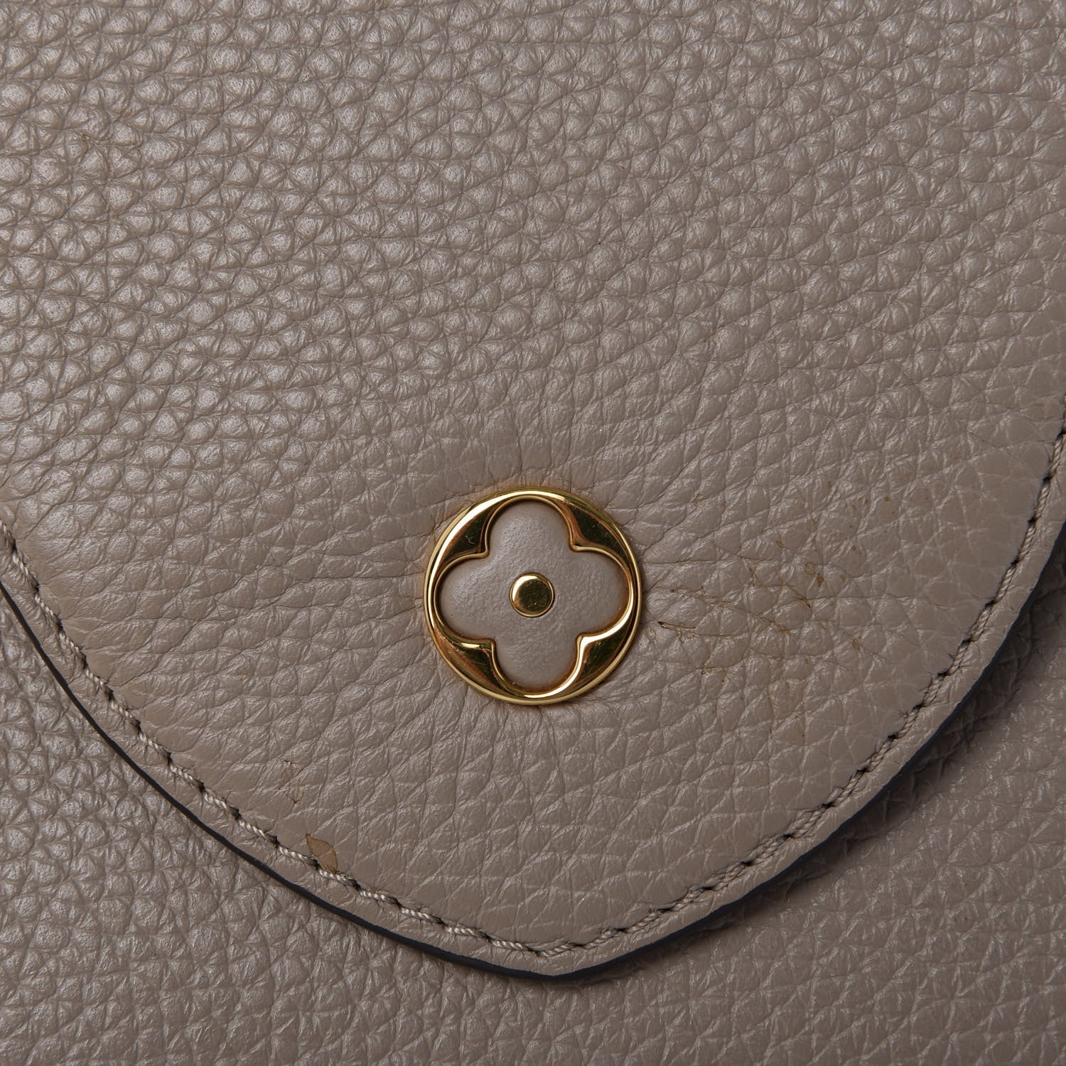 Louis Vuitton Taurillon Capucines MM Galet 10 of 10