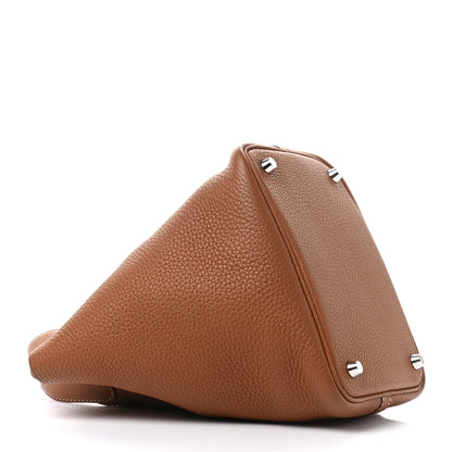 Hermes Taurillon Clemence Picotin Lock 18 PM Gold 4 of 9