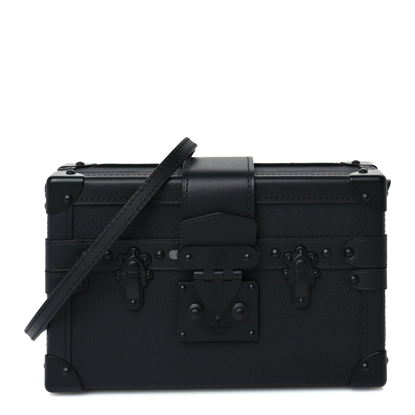 Calfskin Petite Malle Black