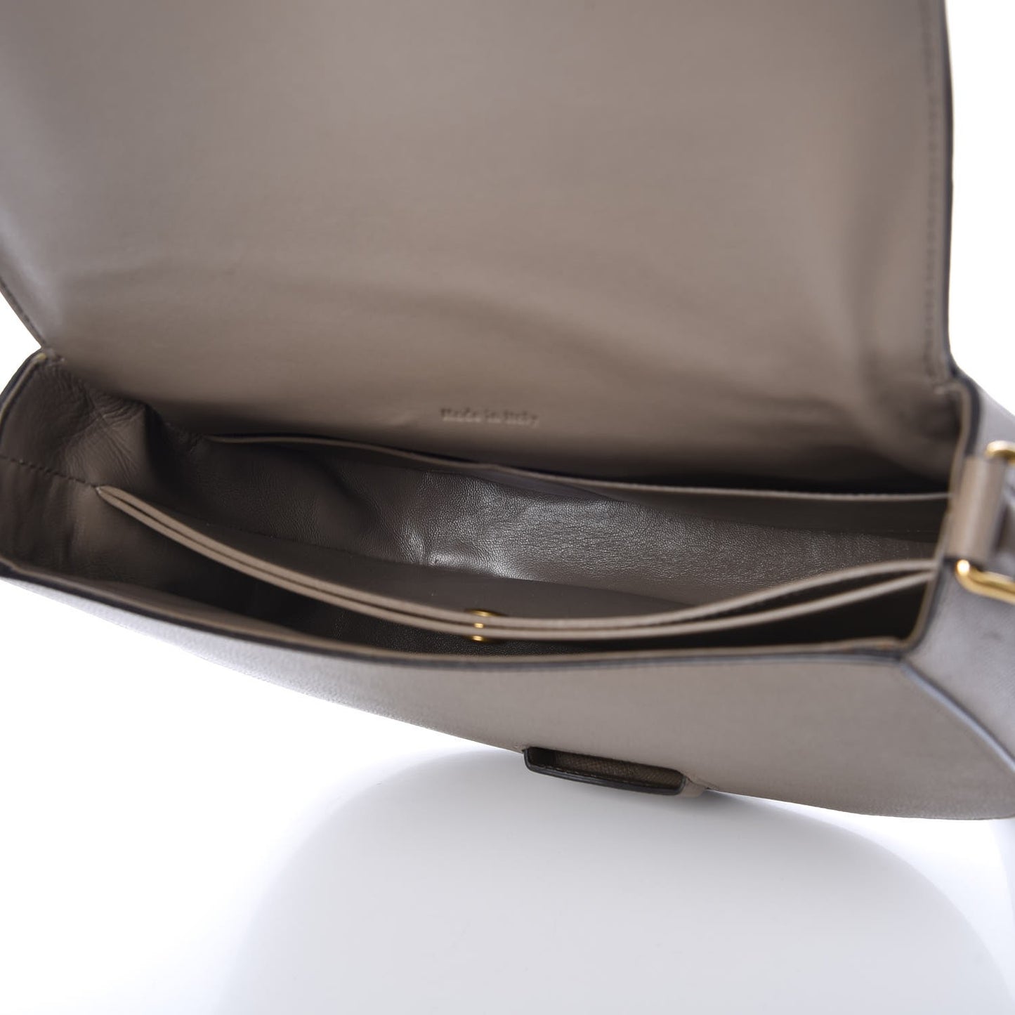 Grained Calfskin Medium Trotteur Taupe