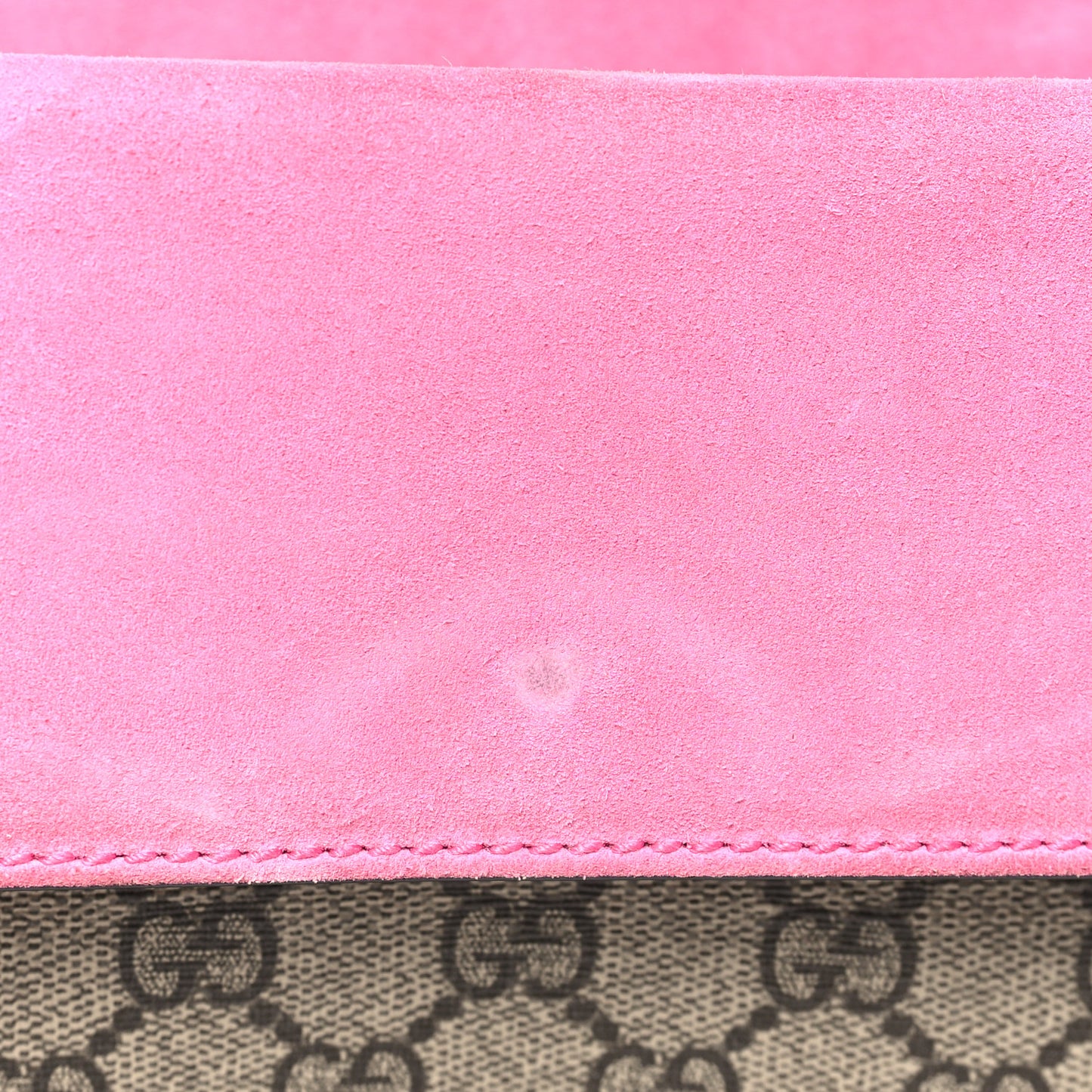 GG Supreme Monogram Mini Dionysus Shoulder Bag Pink