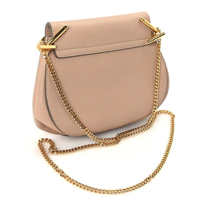 Chloe Grained Lambskin Drew Shoulder Bag Cement Pink 2 of 8