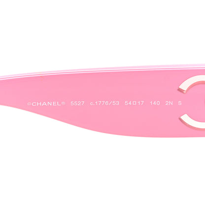Chanel Acetate Cat Eye Sunglasses 5527 Pink 5 of 7