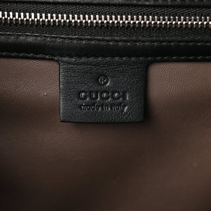 Gucci Moon Calfskin Medium Interlocking G Shoulder Bag  Black 5 of 8