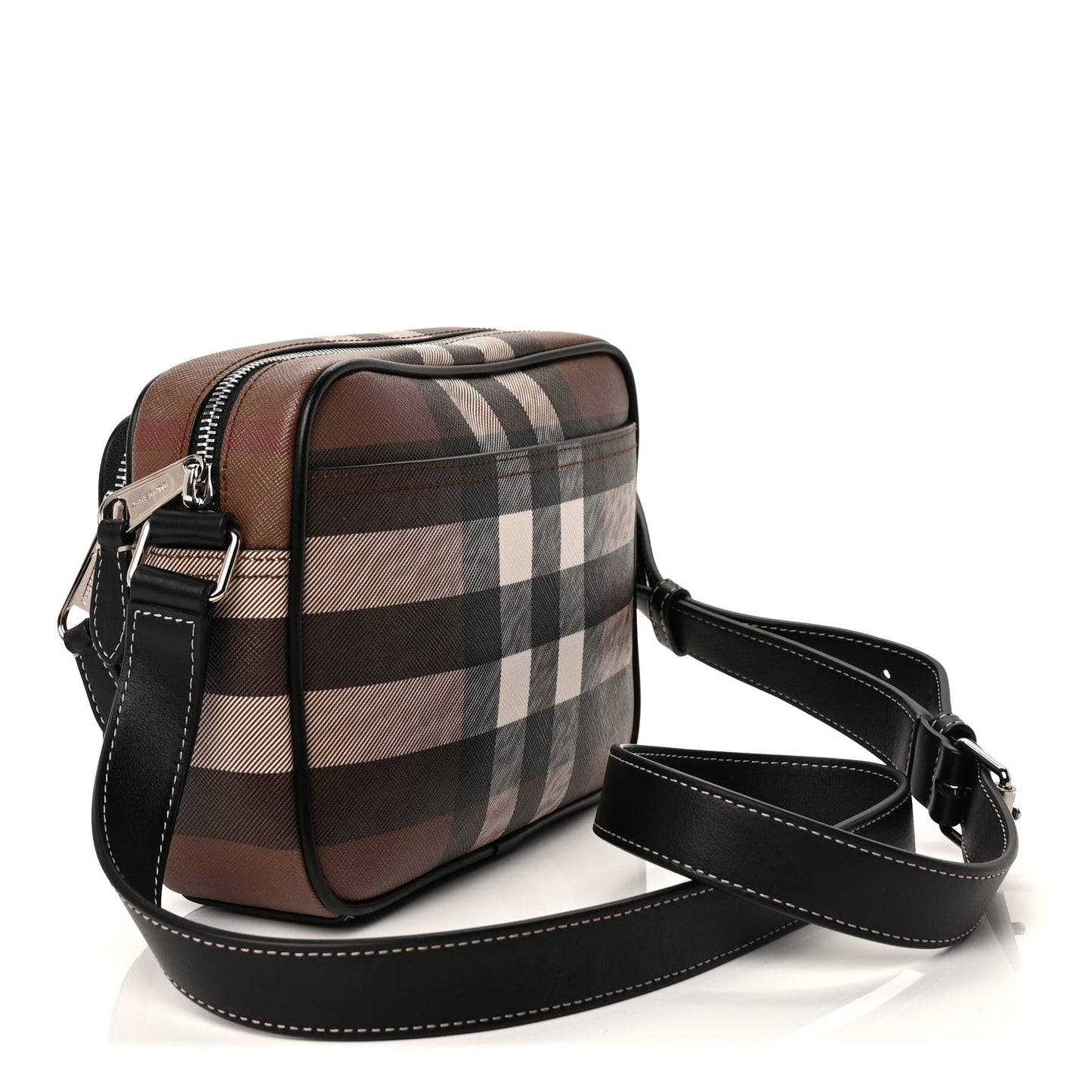Canvas Check Paddy Messenger  Birch Brown
