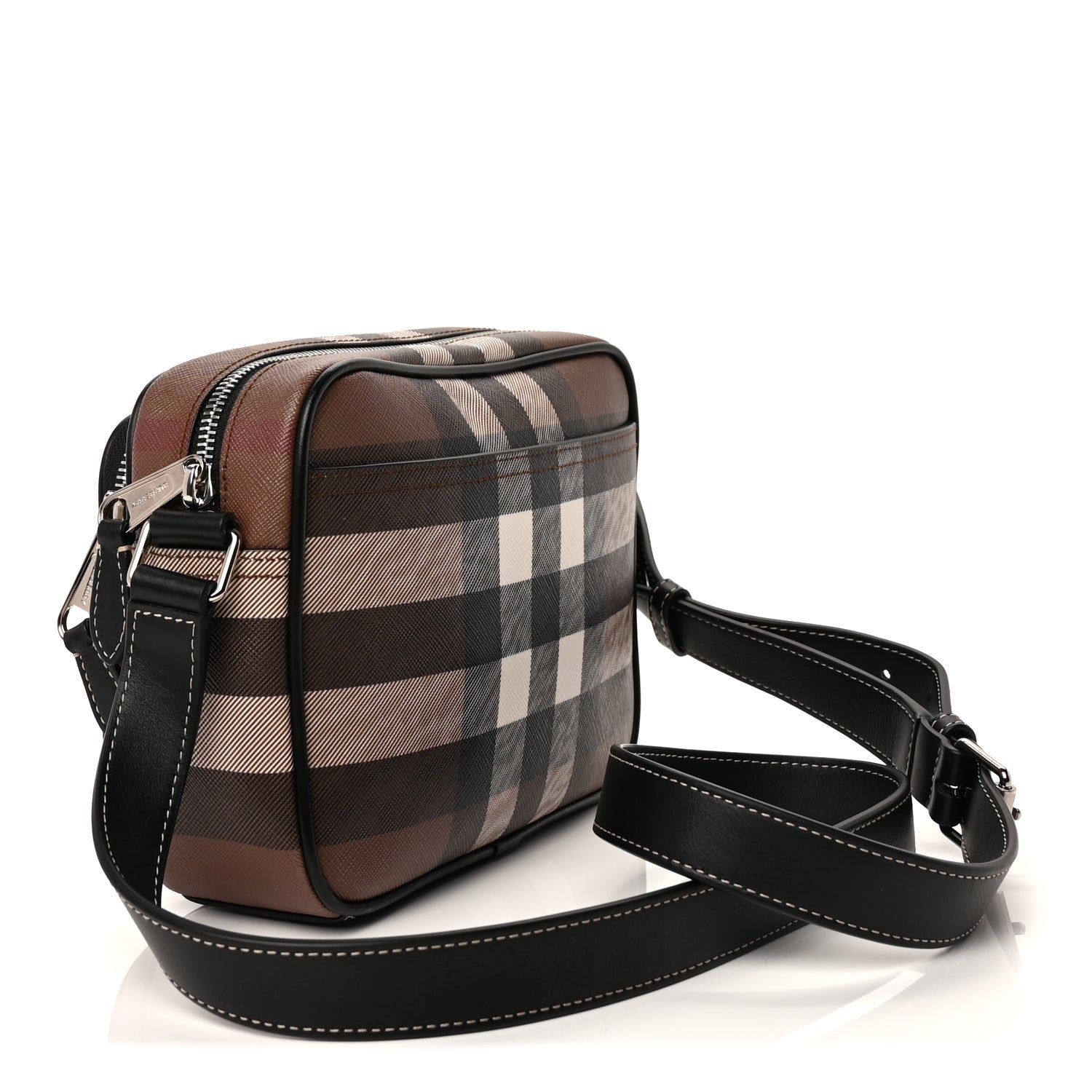 Burberry Canvas Check Paddy Messenger  Birch Brown 2 of 8