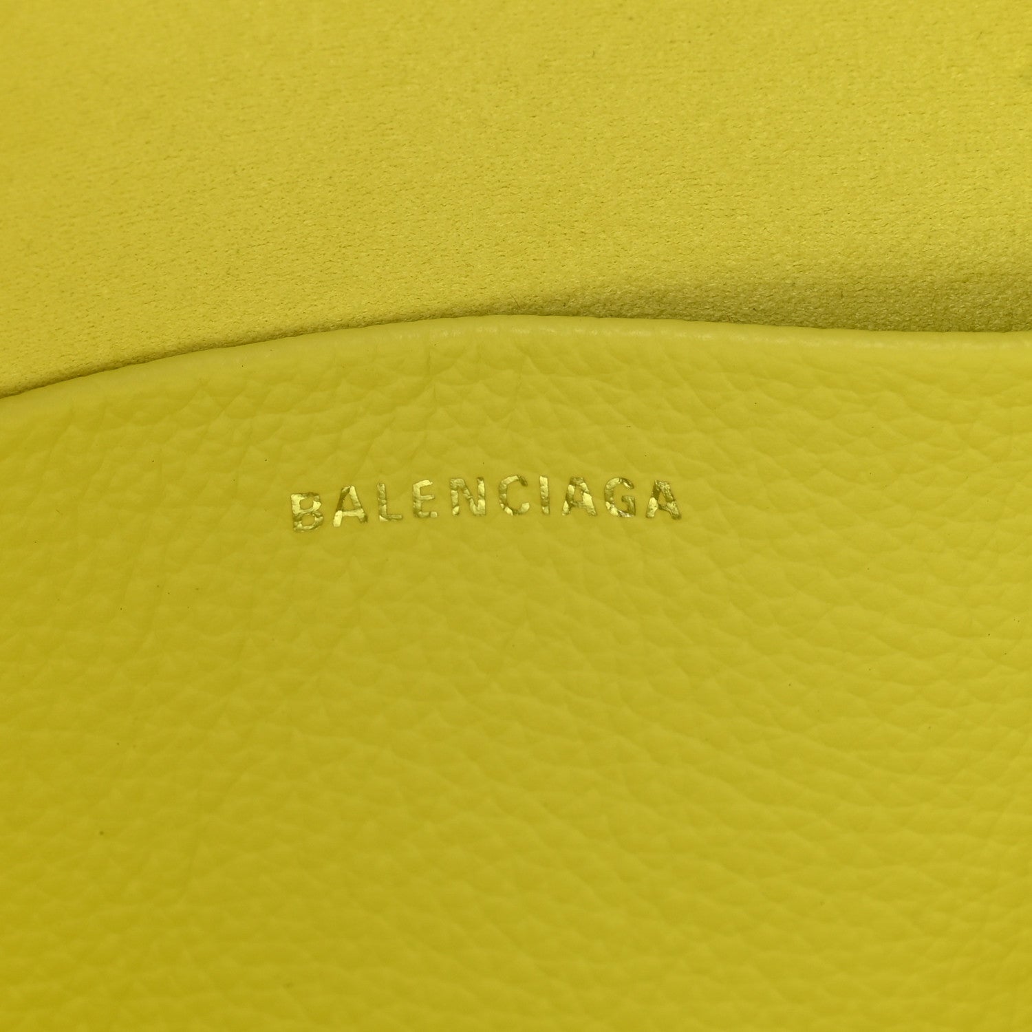 Balenciaga Calfskin Logo M Everyday Camera Bag Lime 6 of 14