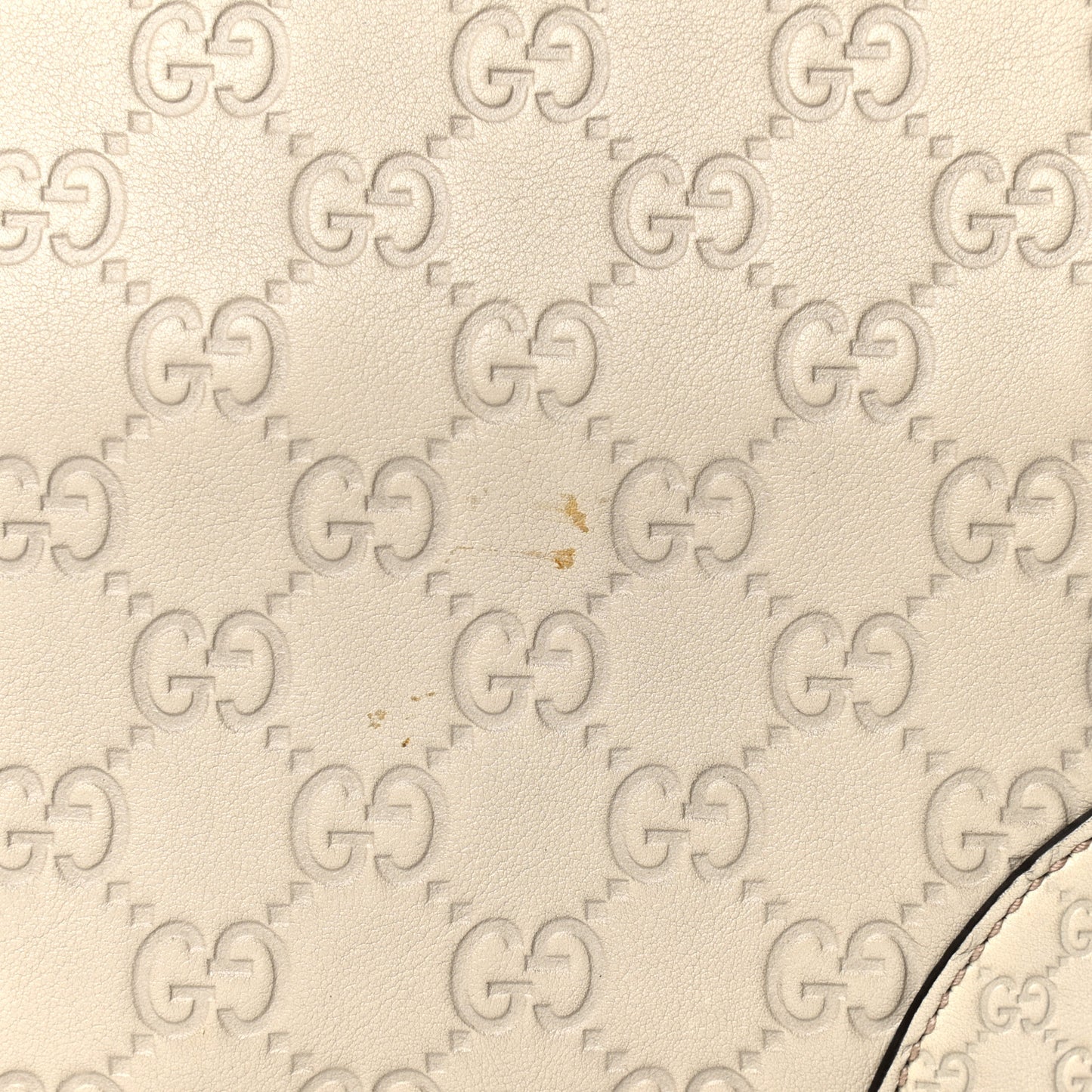 Guccissima Medium Bree Zippered Tote Off White