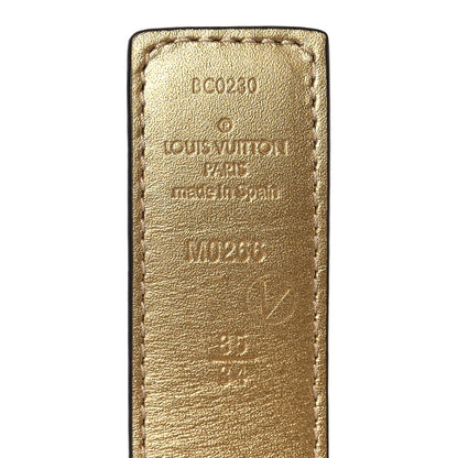 Louis Vuitton X LOL Monogram Belt 85 34 Gold Silver 4 of 8