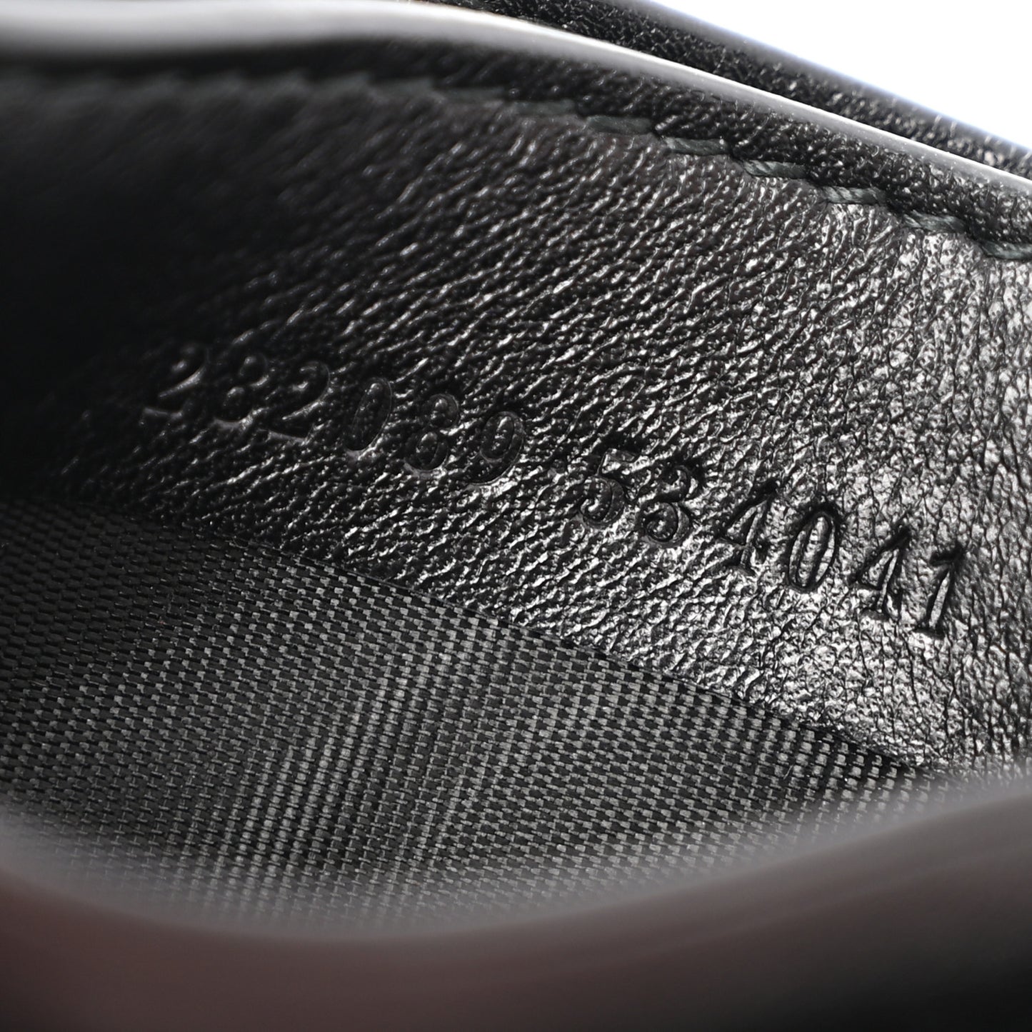 Microguccissima ID Window Card Holder Black