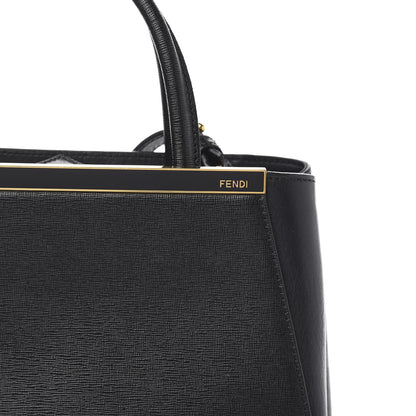 Fendi Vitello Elite Petite 2Jours Tote Black 10 of 10