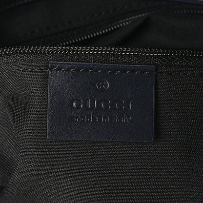 Gucci GG Supreme Monogram Web Flat Messenger Bag Navy 6 of 9