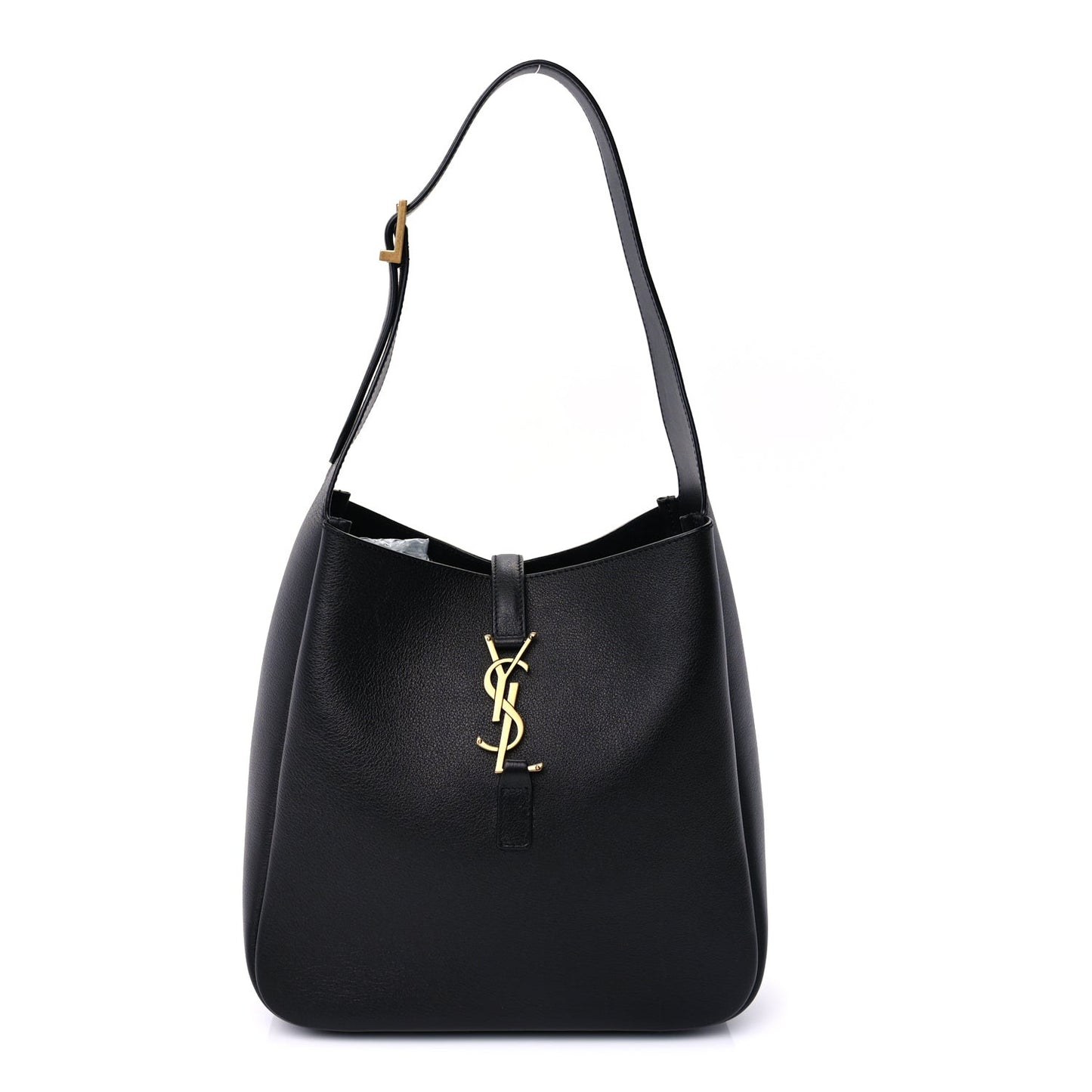 Smooth Calfskin Small Le 5 A 7 Soft Hobo  Black