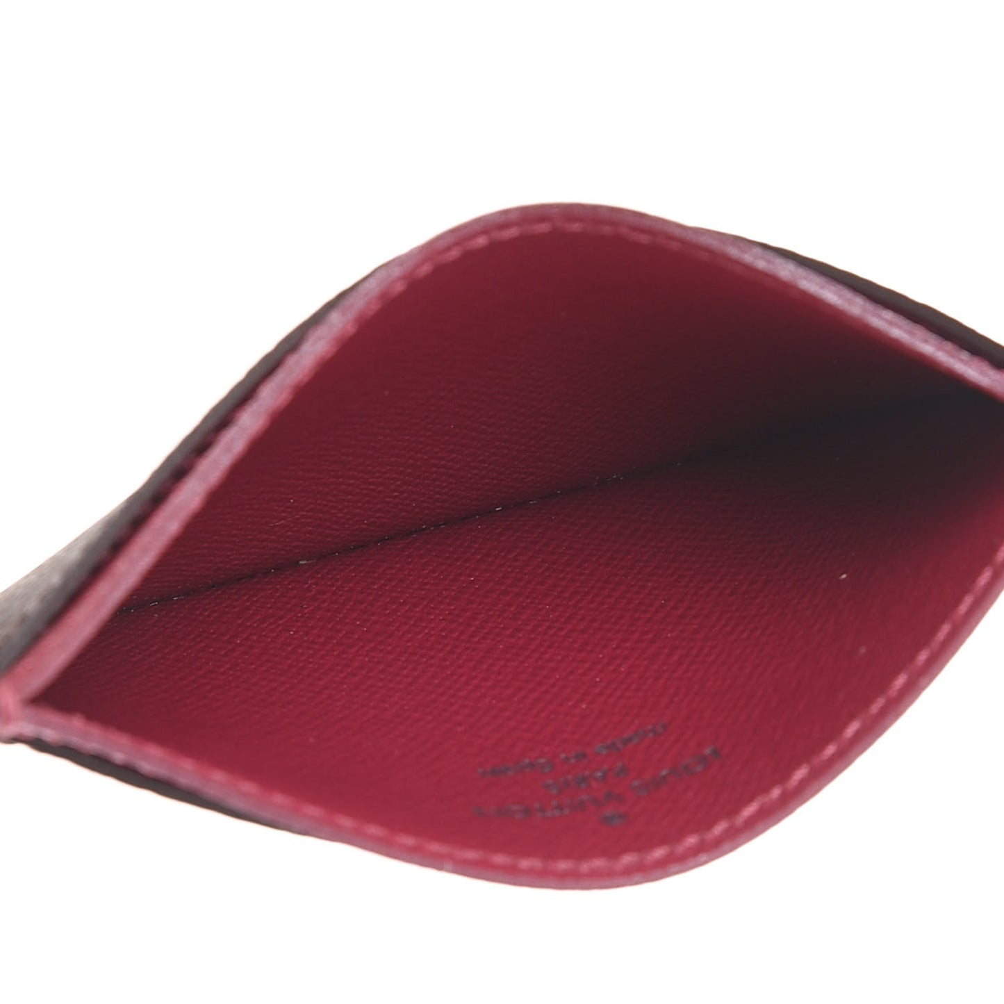 Monogram Card Holder Fuchsia