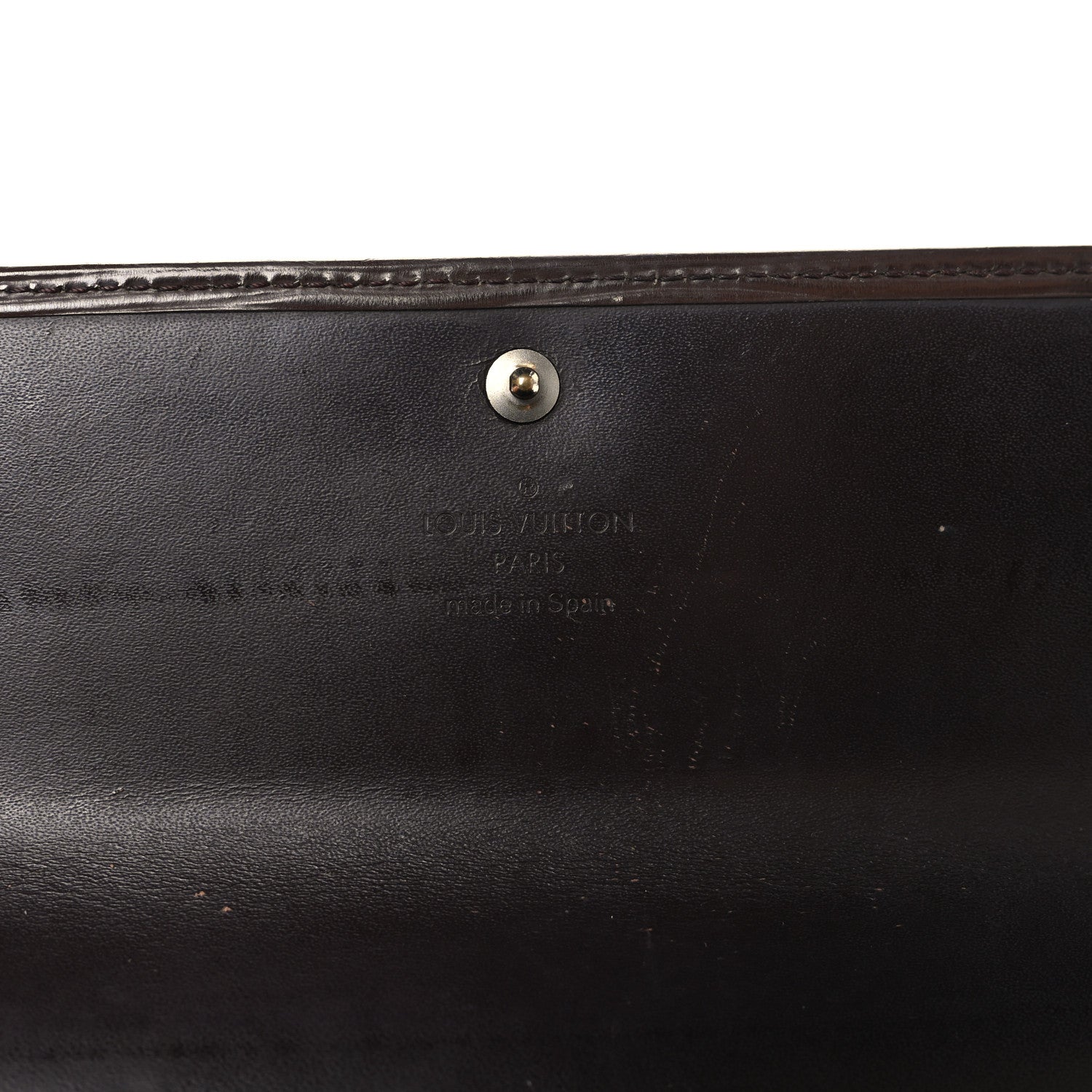 Louis Vuitton Epi Sarah Wallet Dark Brown 6 of 7