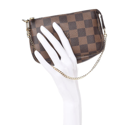 Louis Vuitton Damier Ebene Mini Pochette Accessories 2 of 8