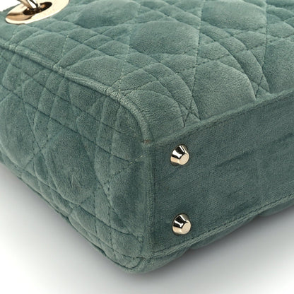 Christian Dior Velvet Mini Lady Dior Green 7 of 8