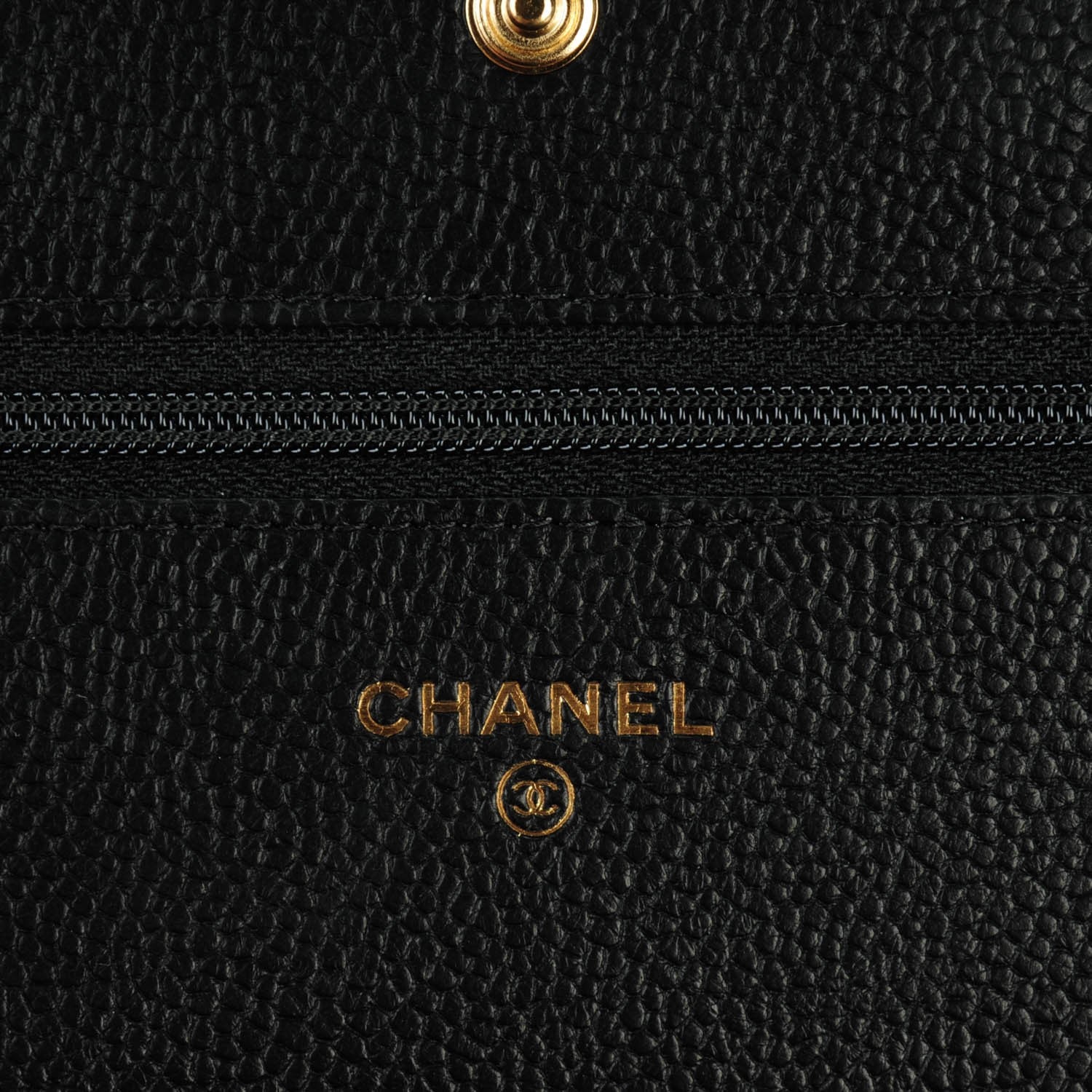 Chanel Caviar Quilted Boy Wallet On Chain WOC Black 5 of 8