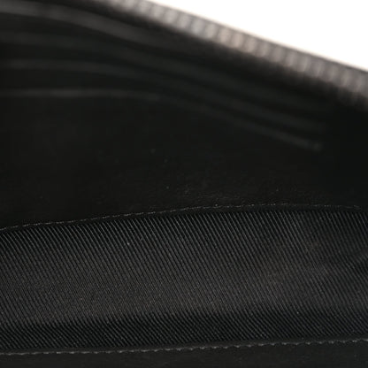 Louis Vuitton Calfskin Aerogram Alpha Wearable Wallet Black 4 of 8