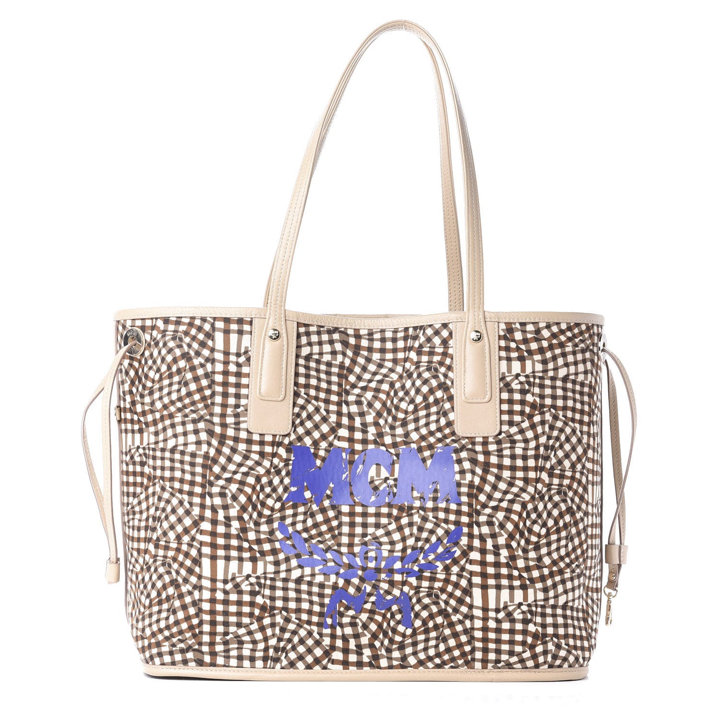 Visetos Medium Liz Reversible Shopper Tote Beige