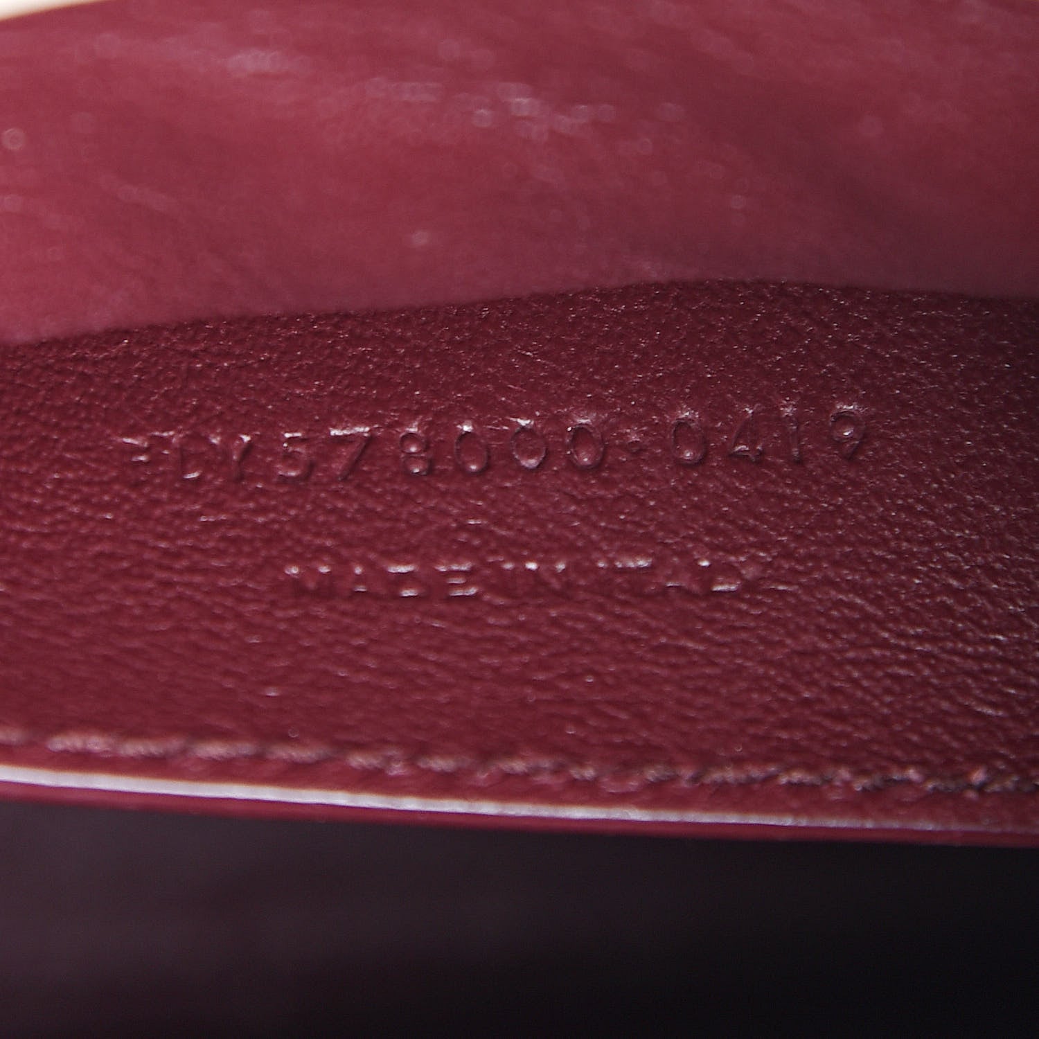 Saint Laurent Smooth Calfskin Medium Classic Monogram Cassandra Top Handle Crema Soft Rouge Legion 7 of 11