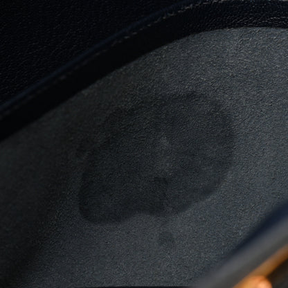 Hermes Taurillon Clemence Birkin 35 Bleu Indigo 11 of 13