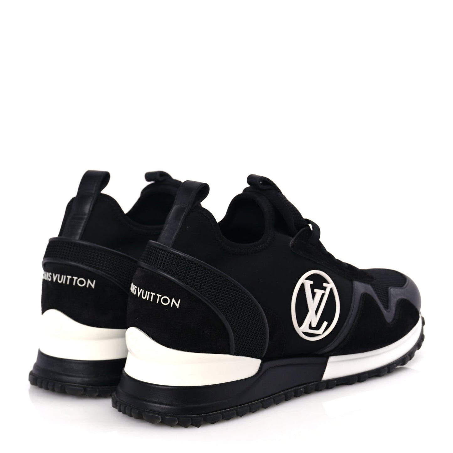 Calfskin Run Away Sneakers 38 Black