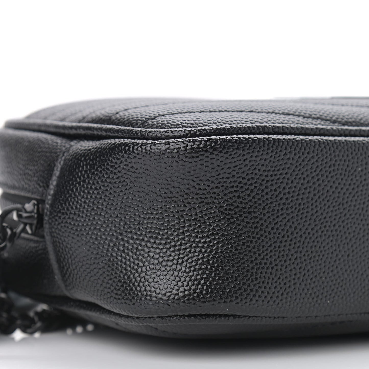 Grain De Poudre Matelasse Monogram Mini Lou Camera Bag Black
