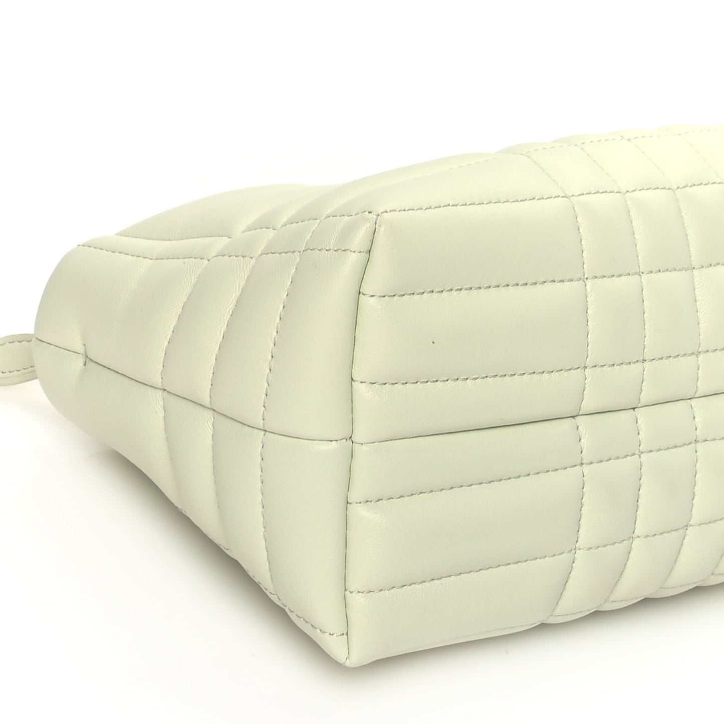 Lambskin Quilted Small Soft Lola Bag Pistachio