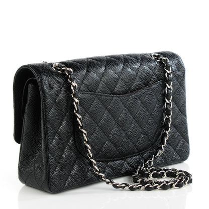 Chanel Caviar Quilted Medium Double Flap Black 3 of 8