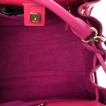 Mulberry Spongy Patent Calfskin Small Iris Tote  Pink 4 of 8