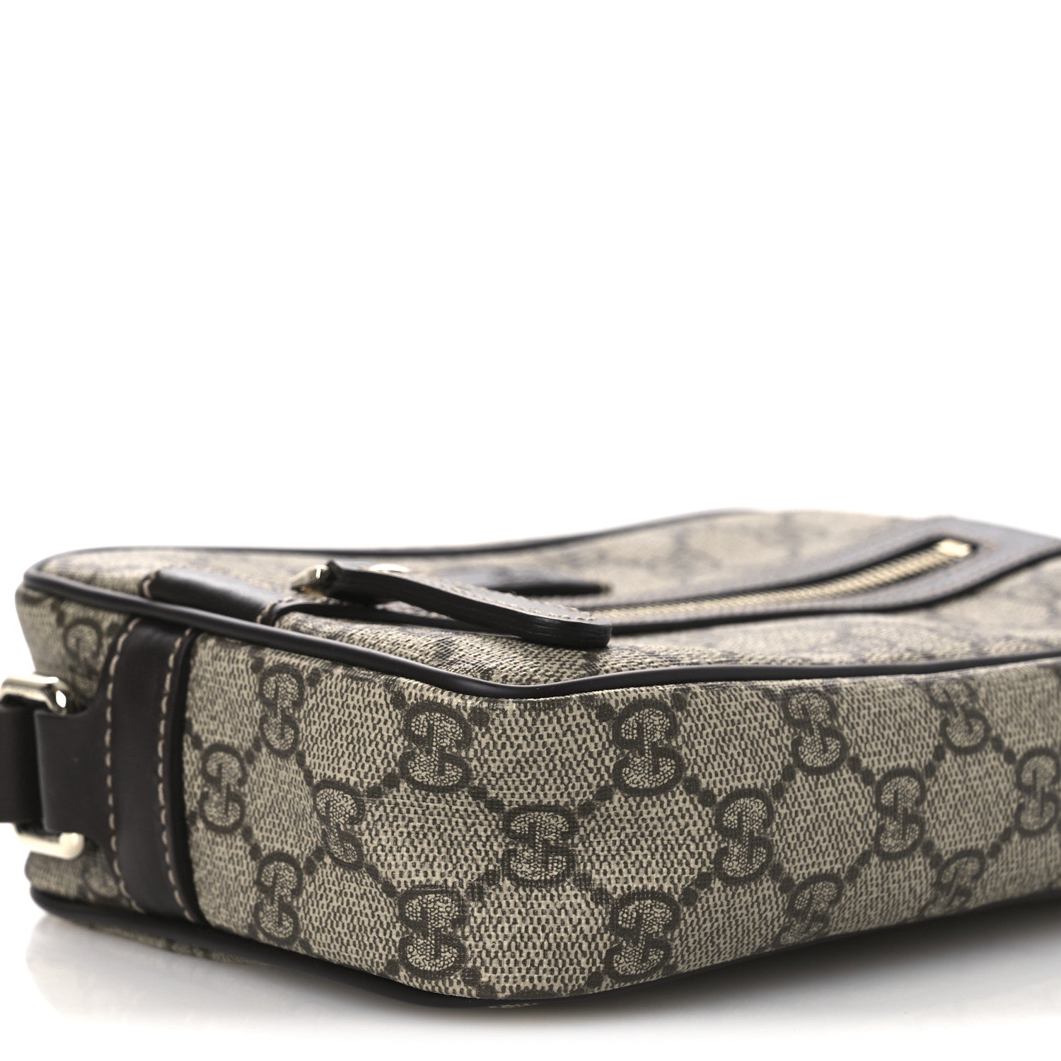 Gucci GG Plus Monogram Small Shoulder Bag Dark Brown 9 of 12