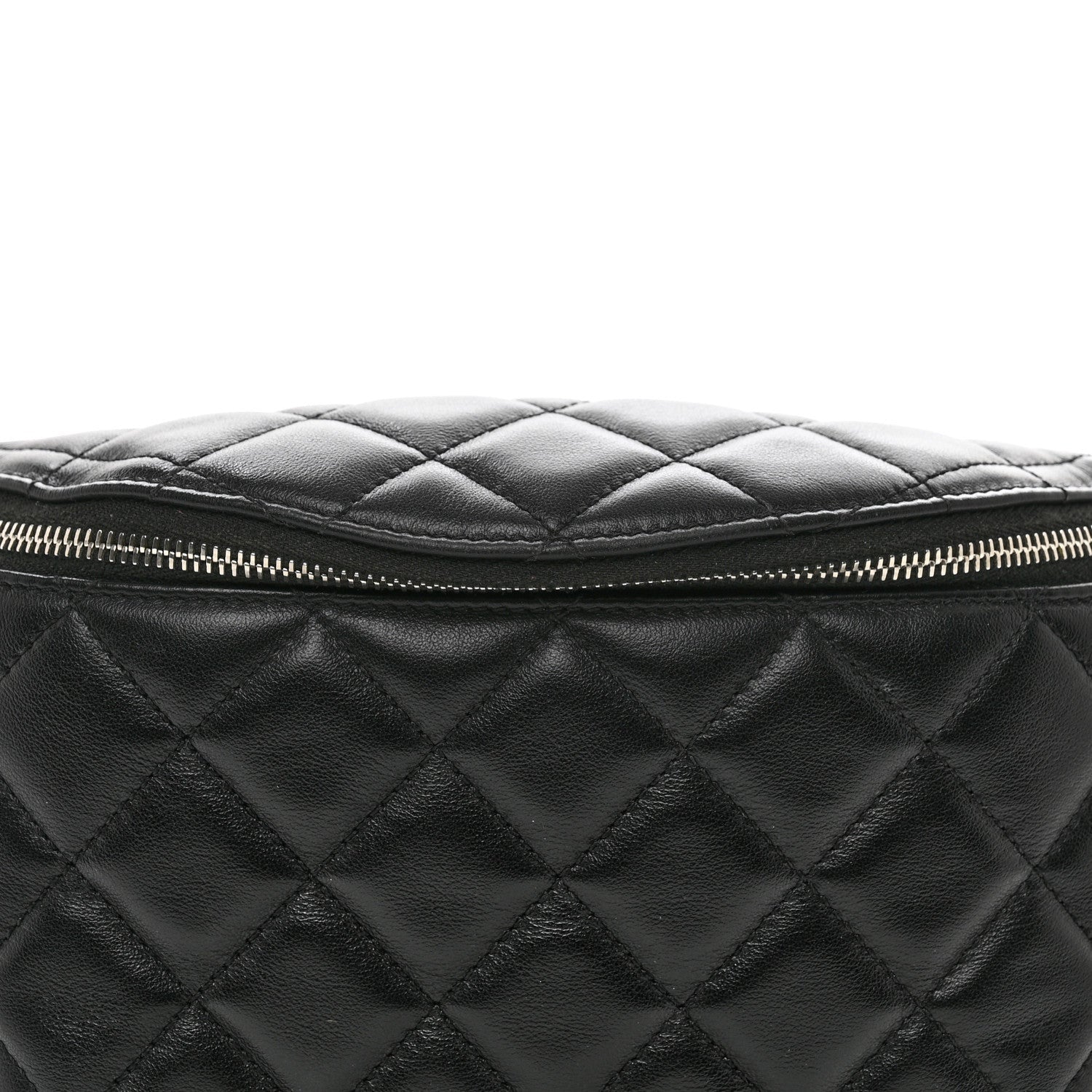 Chanel Calfskin Quilted Waist Belt Bag Black 5 of 7