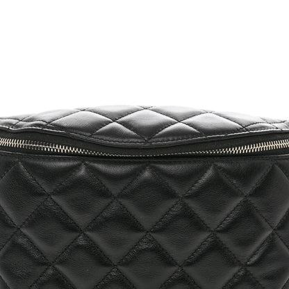 Chanel Calfskin Quilted Waist Belt Bag Black 5 of 7
