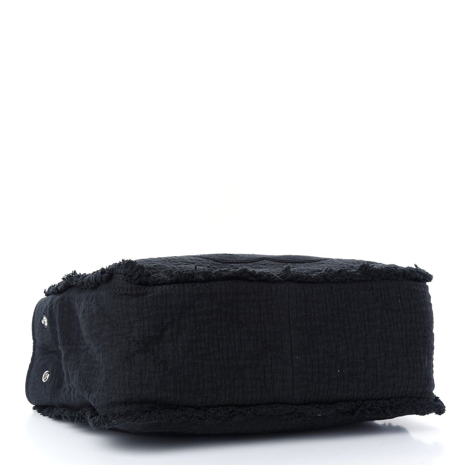 Chanel Canvas Large Double Face Shopping Tote Black 4 of 9