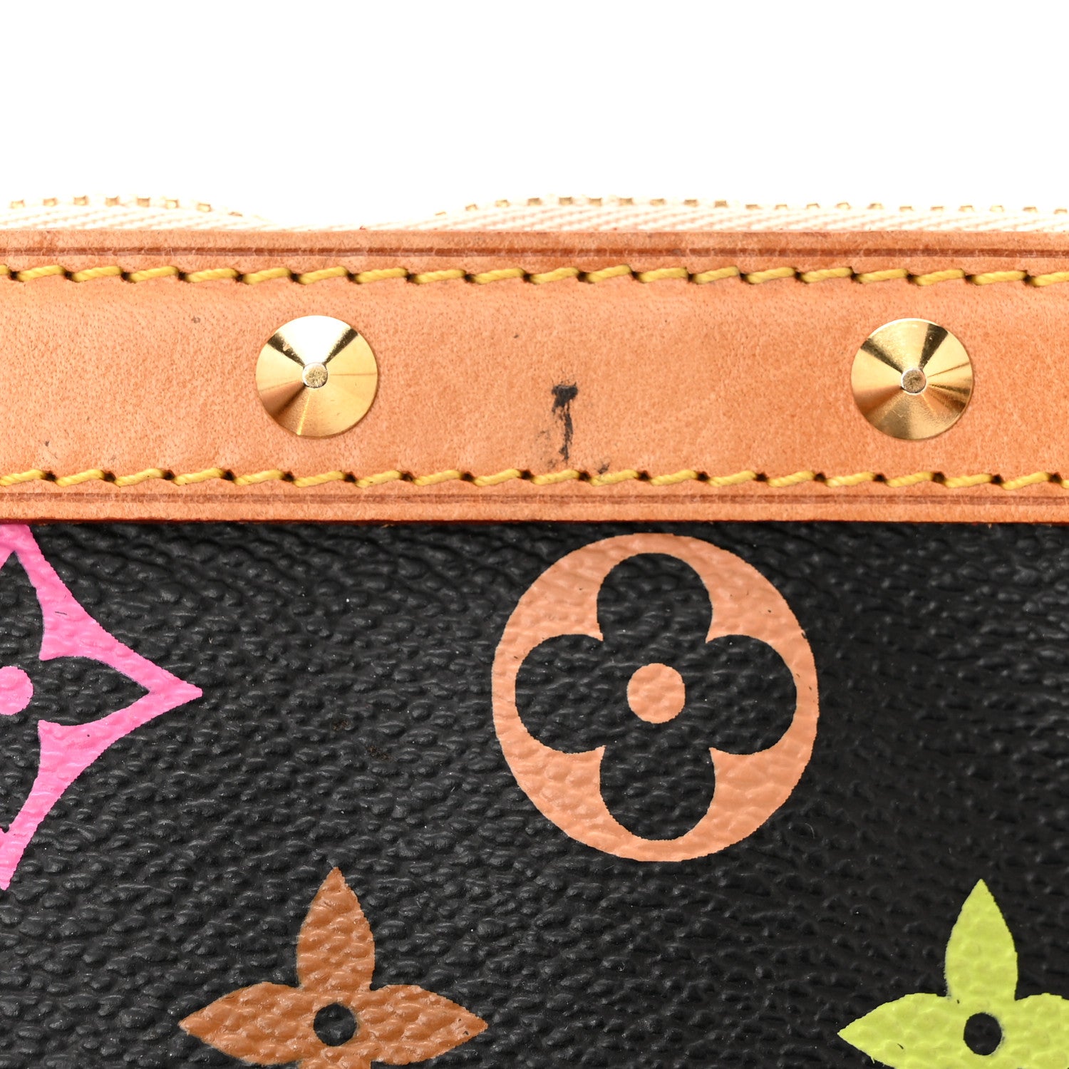 Louis Vuitton Monogram Multicolor Pochette Accessories Black 10 of 13