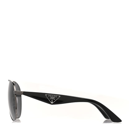 Prada Metal Gradient Aviator Sunglasses SPR53Q Black 3 of 7