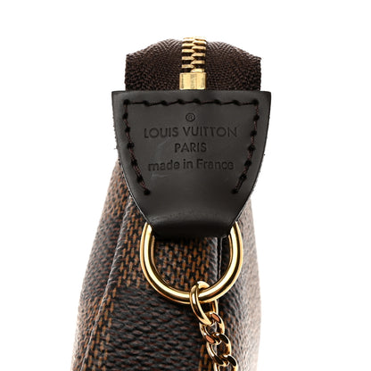 Louis Vuitton Damier Ebene Mini Pochette Accessories 6 of 8