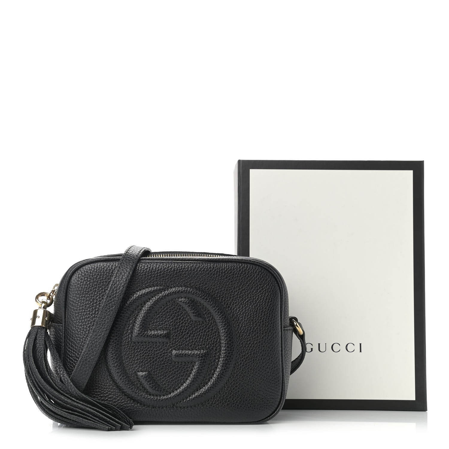 Gucci Pebbled Calfskin Small Soho Disco Bag Black 11 of 11