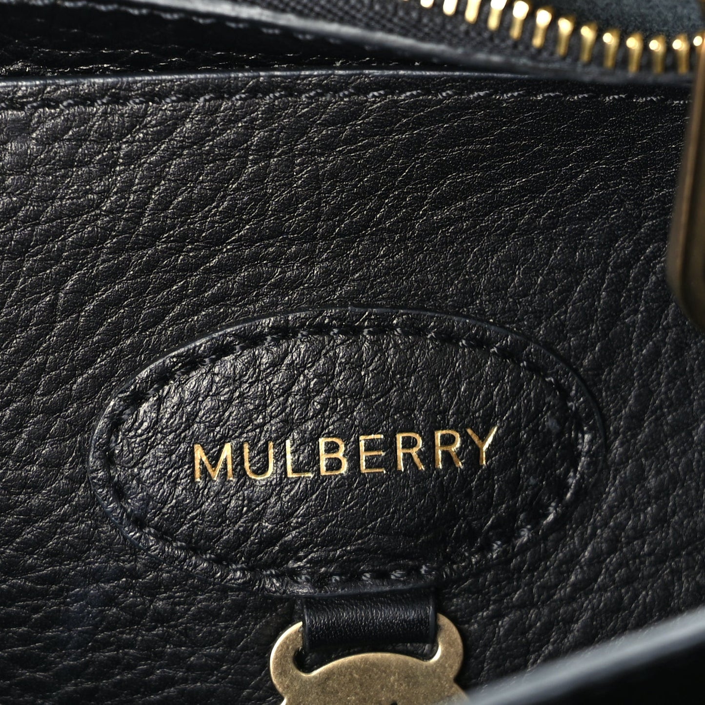 Small Classic Grain Bayswater  Black