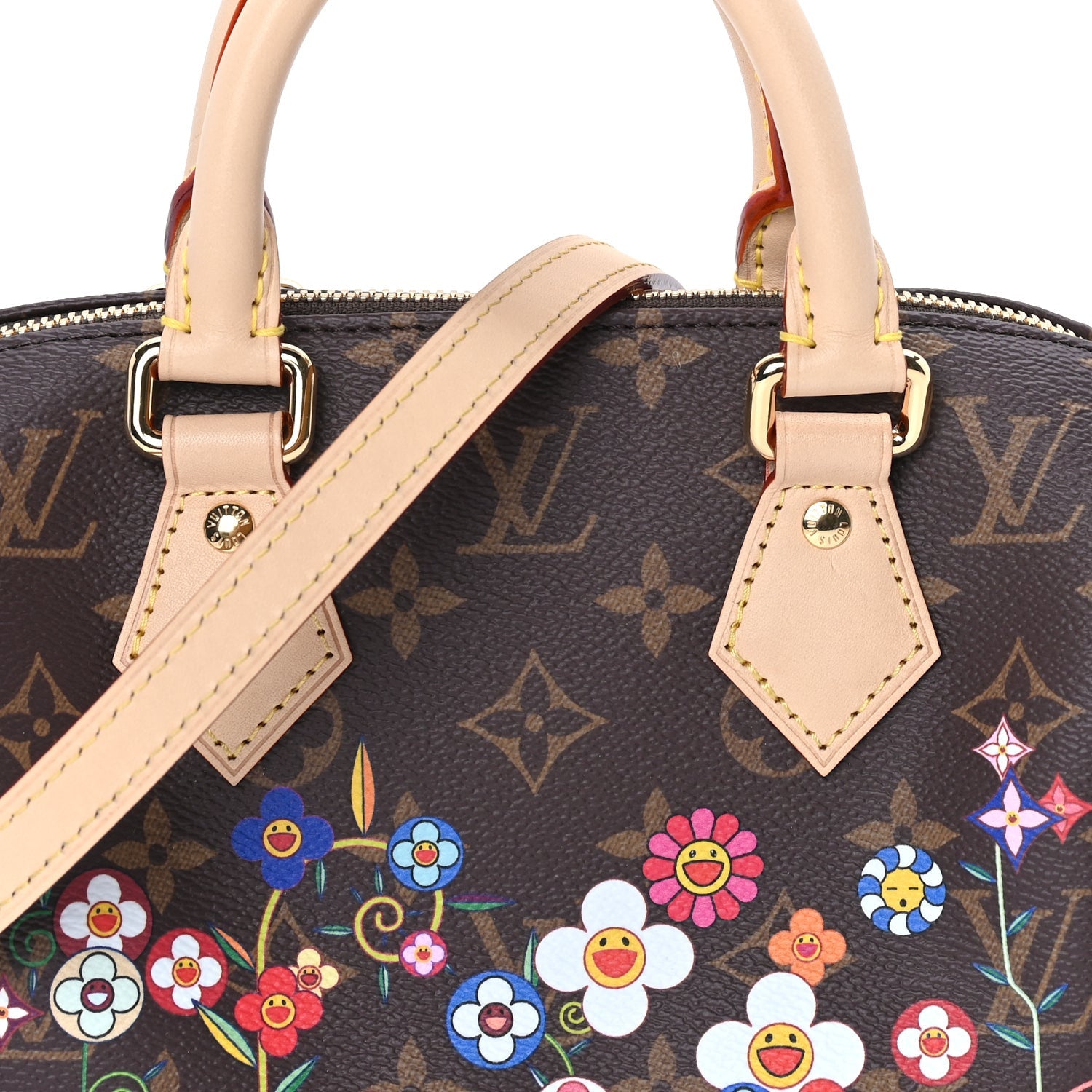 Louis Vuitton LV X TM Monogram Flowers Speedy Bandouliere 20 6 of 7