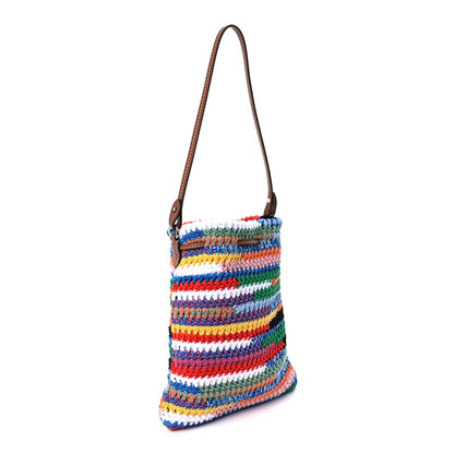 Miu Miu Fabric Crochet Drawstring Pouch  Multicolor 2 of 8