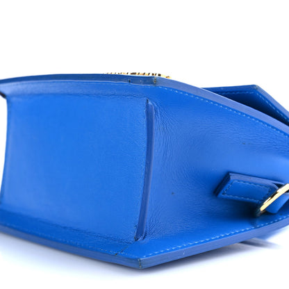 Jacquemus Smooth Calfskin Le Chiquito Moyen Bambino Blue 8 of 8