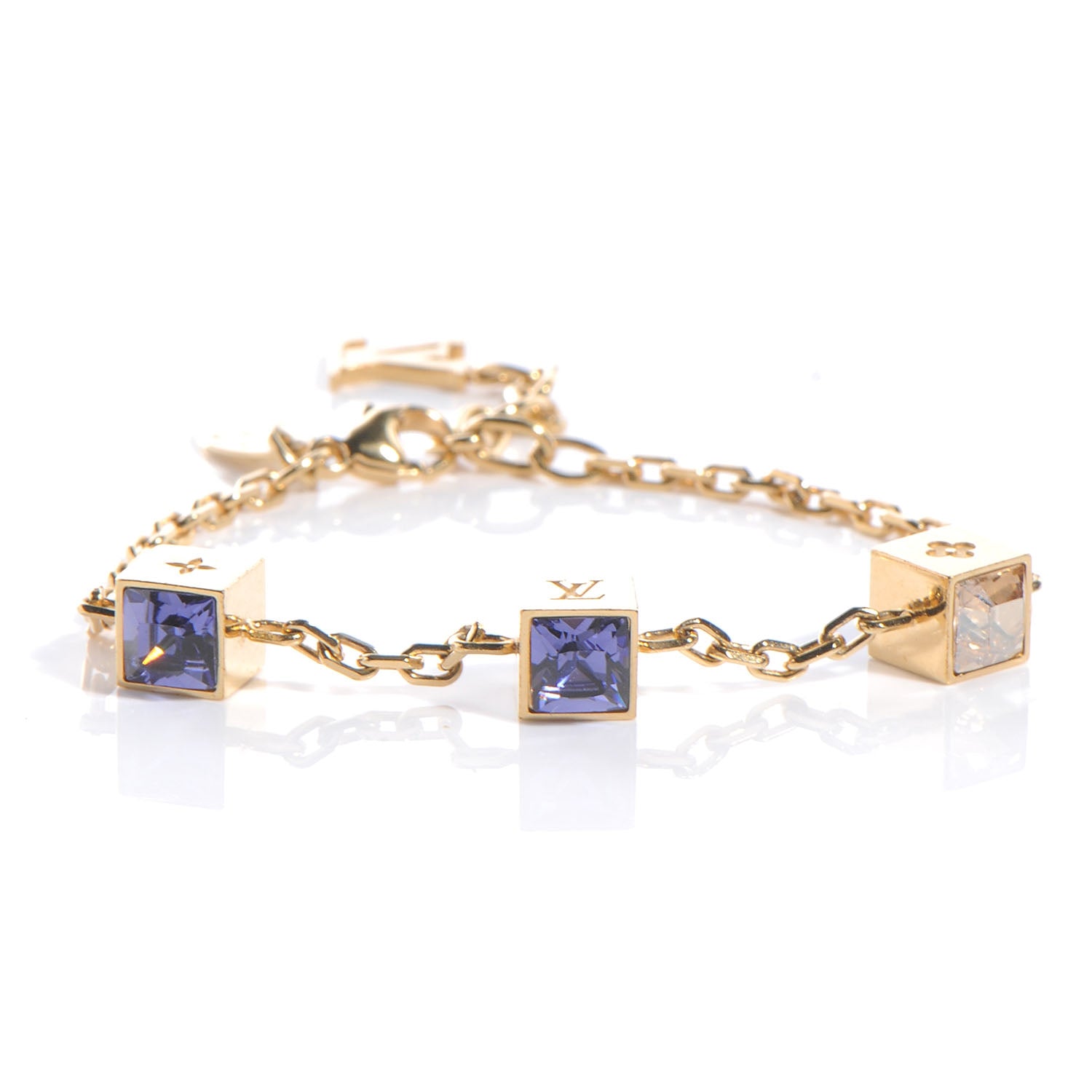 Louis Vuitton Swarovski Gamble Bracelet Azur 4 of 5