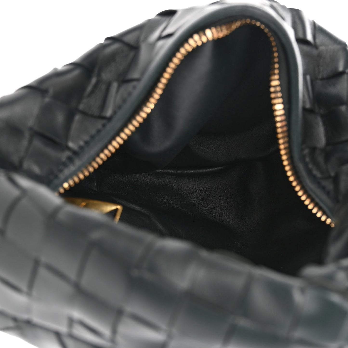 Nappa Intrecciato Mini Jodie Dark Moss