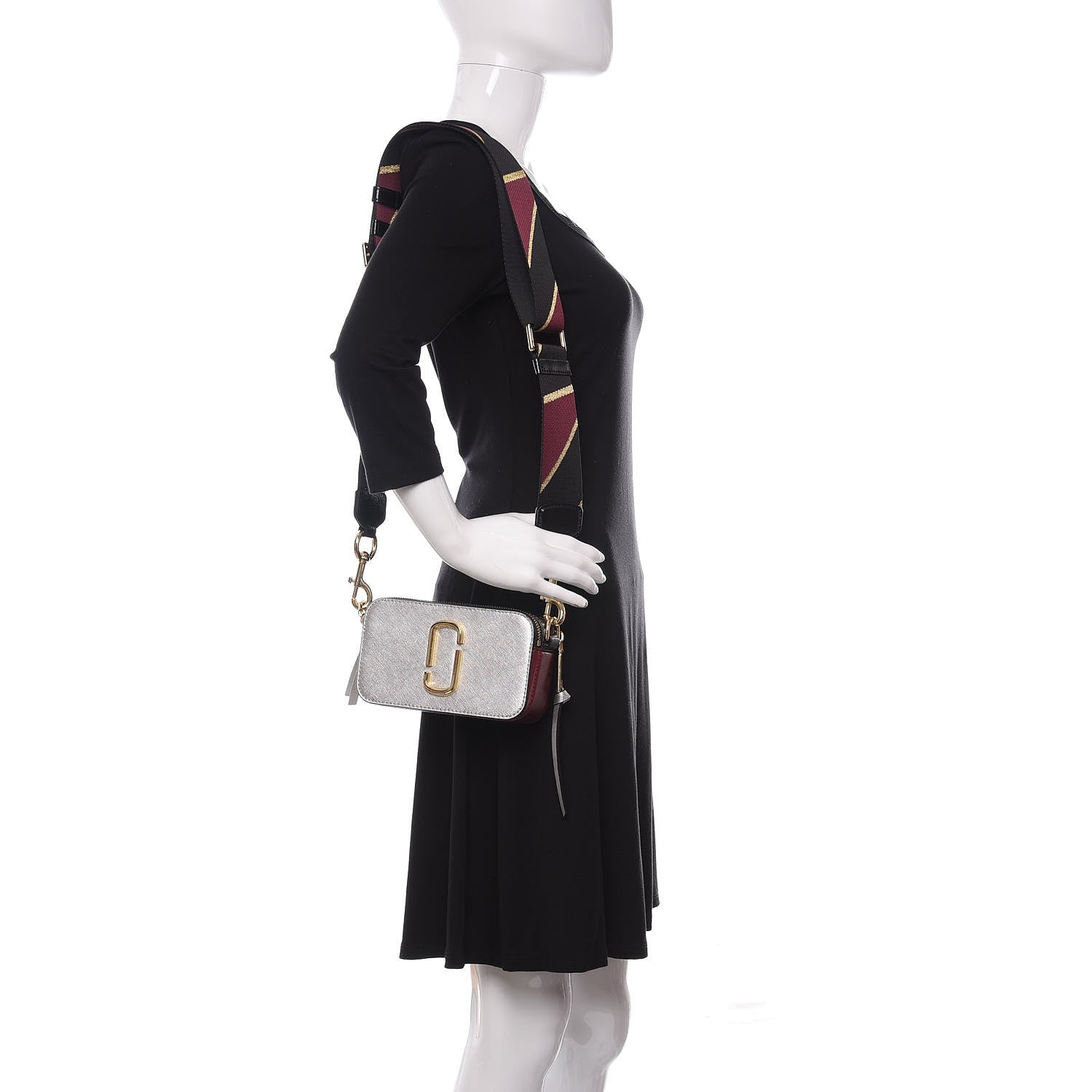 Marc Jacobs Saffino Small Snapshot Camera Bag Silver Multicolor 2 of 10