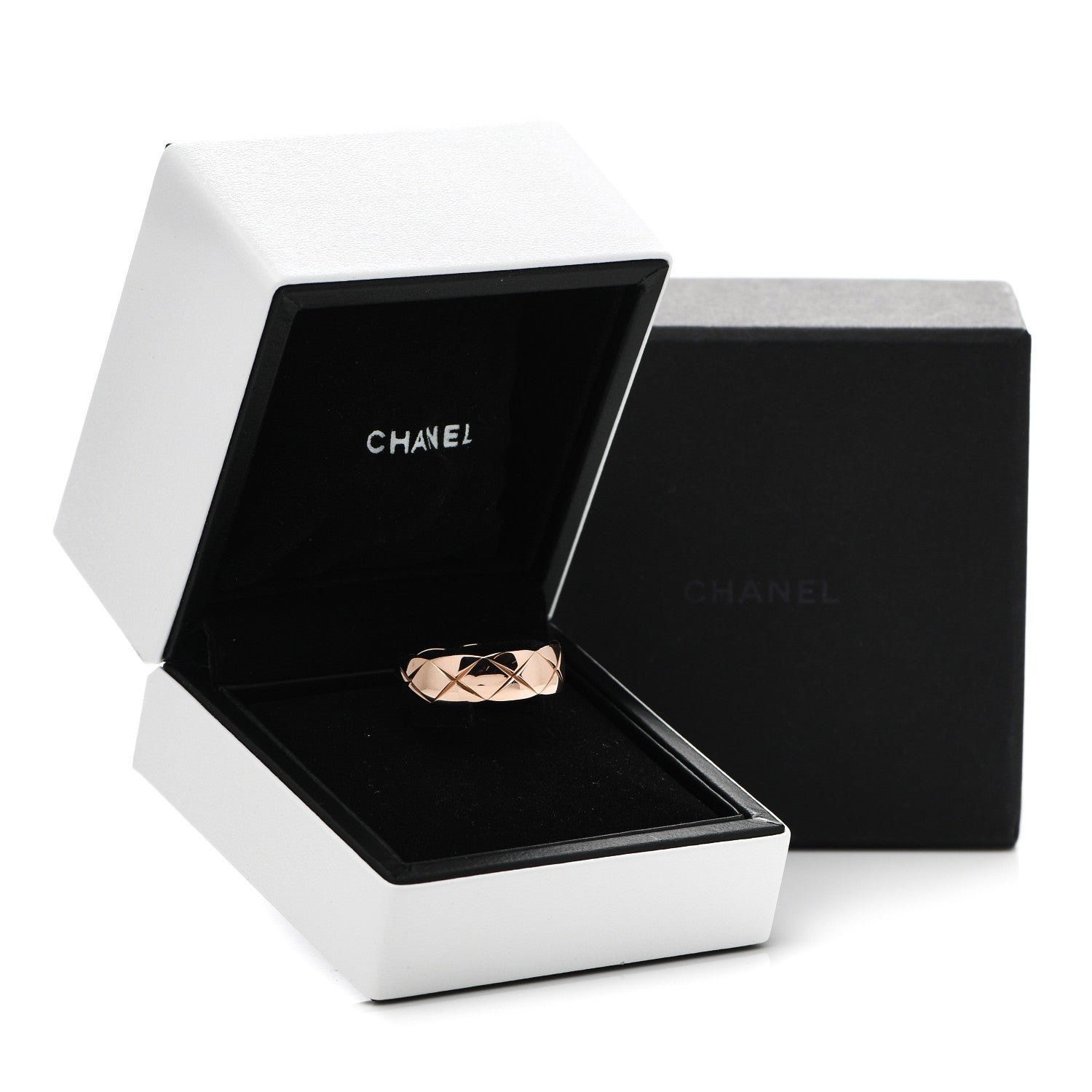 Chanel 18K Beige Gold Small Coco Crush Ring 57 8 6 of 6