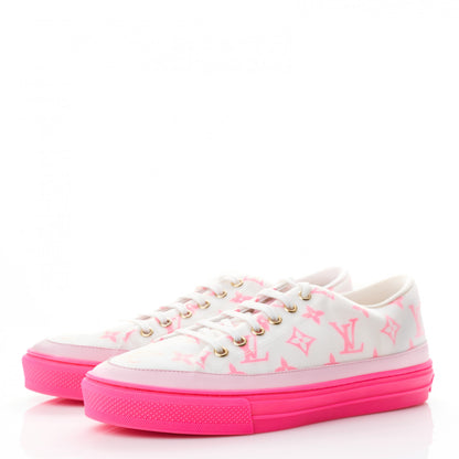 Louis Vuitton Technical Fabric Monogram Stellar Sneakers 39 Rose Pop 3 of 8